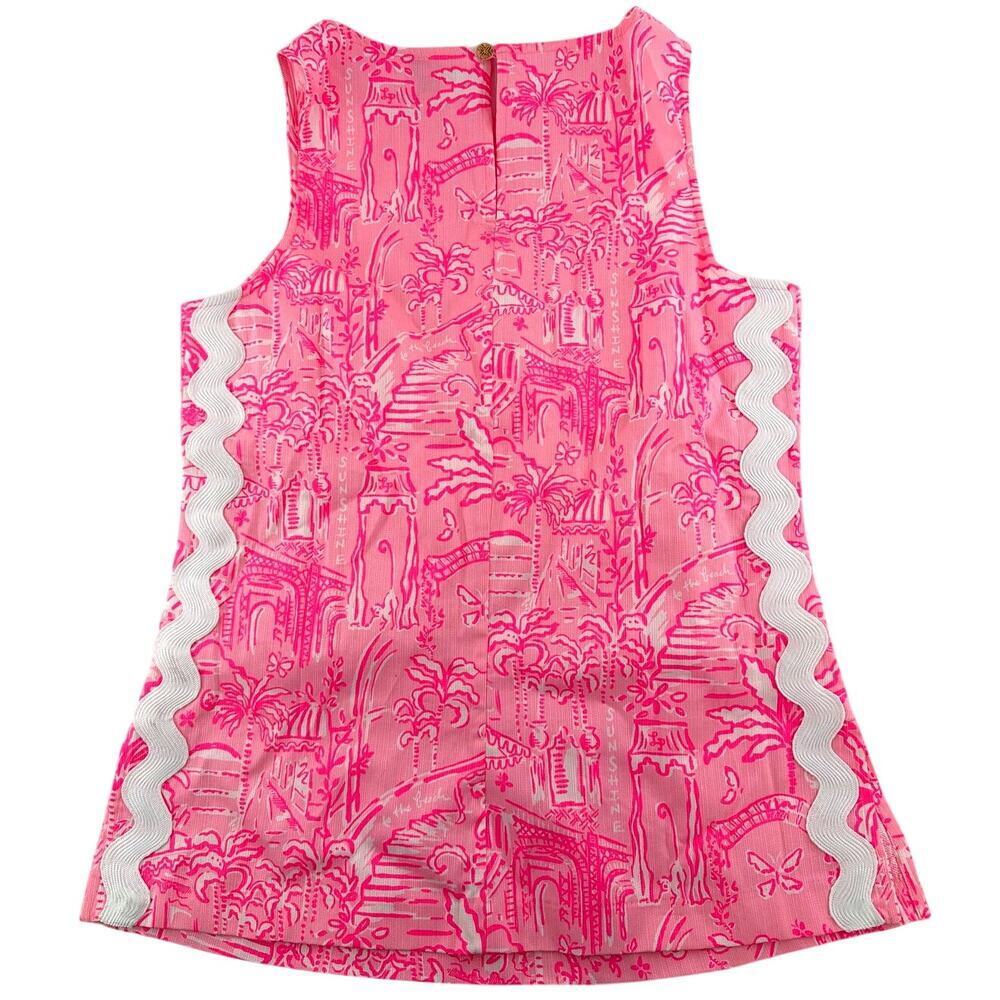 Lily Pulitzer Women's Conch Shell Pink Pennys Playground Palmita Tunic Size S - Picture 3 of 12